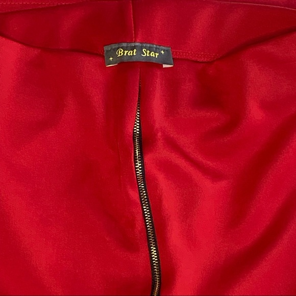 Brat Star | High-Waisted Front Zip Bodycon Skirt. - Picture 5 of 7